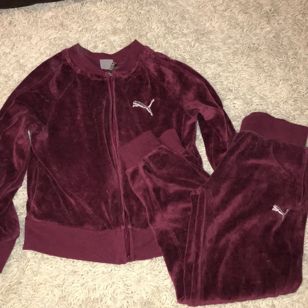 Puma Velour Track Suit